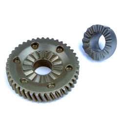 Helix gear&impacted block for impacted power